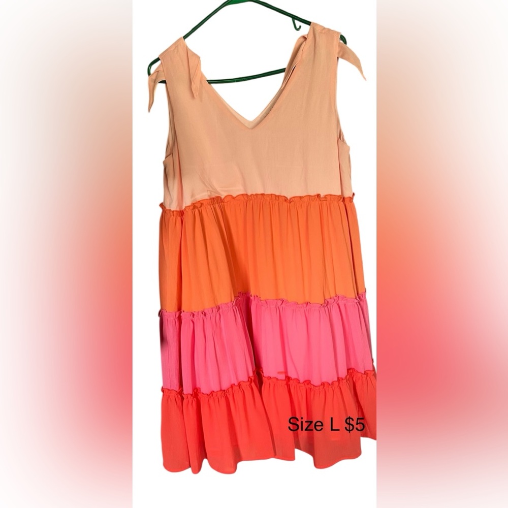 Colorful Tiered Women's dress